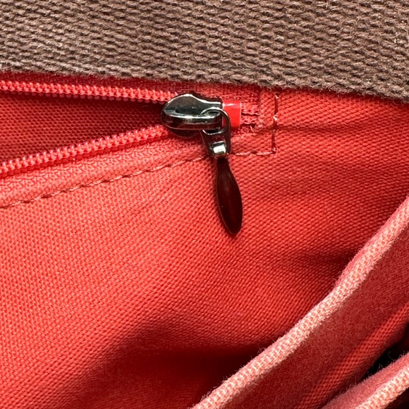 AUTHENTIC BURBERRY BLUE LABEL CANVAS, LEATHER HANDBAG - Picture 7 of 12